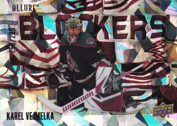 insert karta KAREL VEJMELKA 22-23 Allure Blockers Red /299